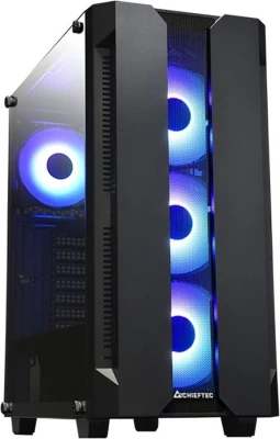Компьютерный корпус Chieftec Hunter черный без БП ATX