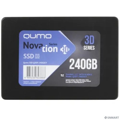 QUMO SSD 240GB Novation TLC Q3DT-240GSCY [SATA3.0]