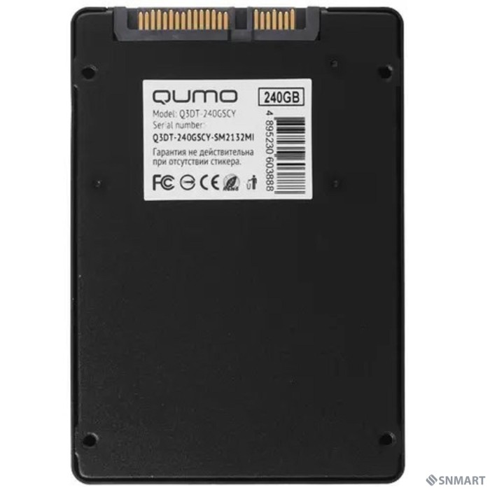 QUMO SSD 240GB Novation TLC Q3DT-240GSCY [SATA3.0]