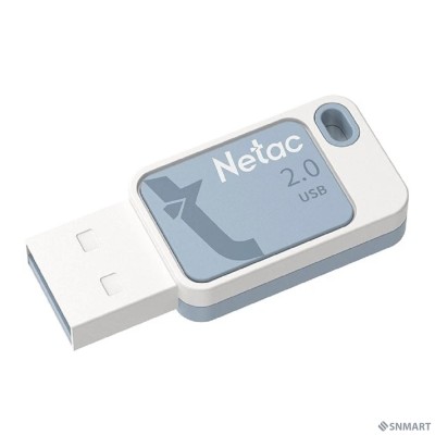 Netac USB Drive 32GB UA31 &lt;NT03UA31N-032G-20BL&gt;, USB2.0, голубая