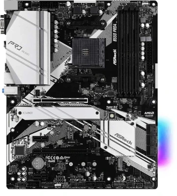 Материнская плата Asrock Amd B550 PRO4 DDR4 ATX
