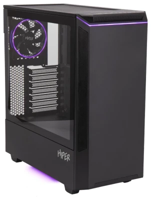 Компьютерный корпус Hiper PB81 черный без БП ATX