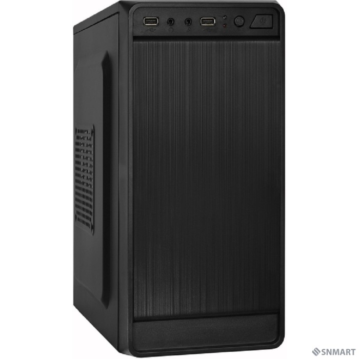 Exegate EX283124RUS Корпус Minitower ExeGate BAA-108 Black, mATX, <AAA450, 80mm>, 2*USB, Audio
