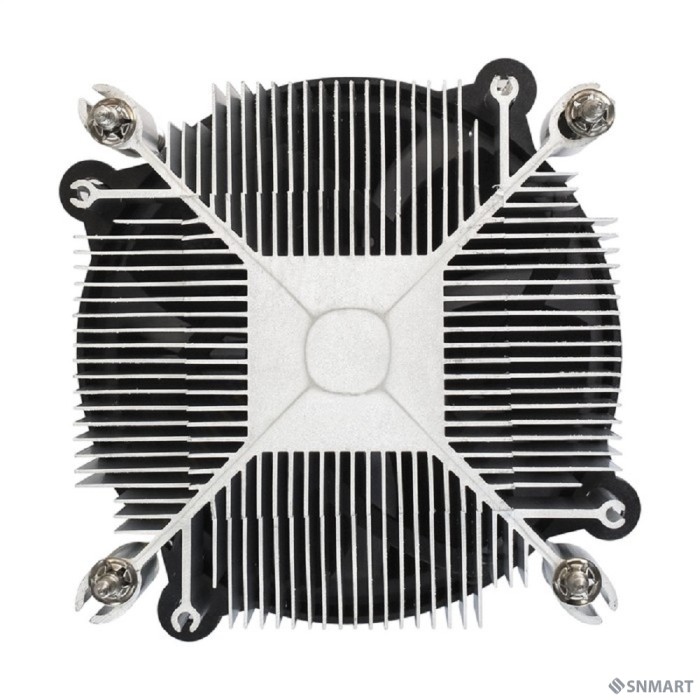 Exegate EX292654RUS Кулер ExeGate ETA-20.V1700 (Al, LGA1700/1150/1151/1155/1156/1200/1366, TDP 90W, Fan 95mm, 2400RPM, Hydro bearing, 3pin, 22db, 340г, с термопастой, на винтах, Color Box)
