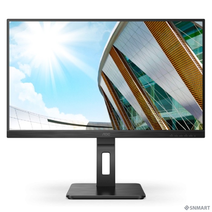 LCD AOC 27'' 27P2Q [IPS 1920x1080 75Hz 250cd 178/178 1000:1 8bit 4ms D-Sub DVI HDMI1.4 DisplayPort1.2 USB-Hub Height adj Pivot Tilt Swivel 2x2W] [27P2Q/30]
