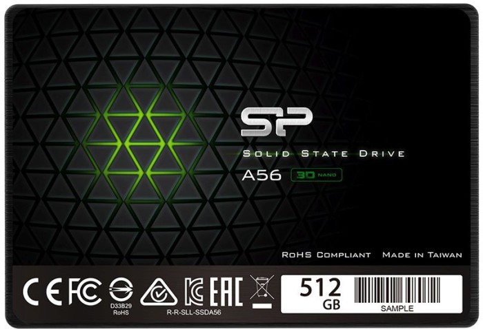 Накопитель SSD Silicon Power 512 ГБ Ace A56 2.5" SATA-III (SP512GBSS3A56A25)
