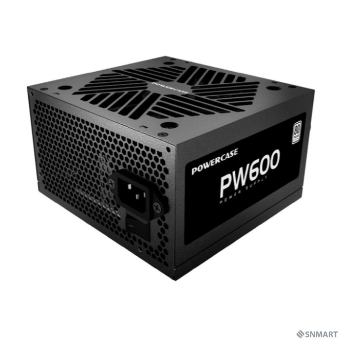 Powercase PW600 (80 Plus, ATX 2.31, 600W, APFC, DC-DC, 120mm Fan) / PS-600W-DC