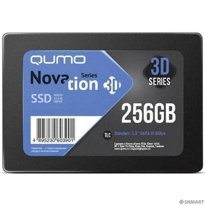 QUMO SSD 256GB Novation TLC Q3DT-256GSCY [SATA3.0]
