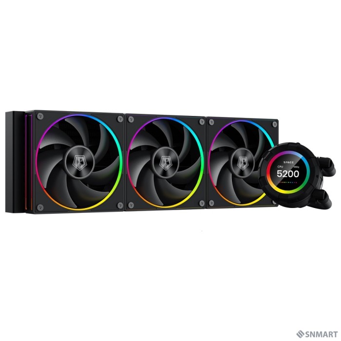 Кулер с водяным охлаждением ID-Cooling SL360 LCD SCREEN /350W /all Intel /all AMD Ret