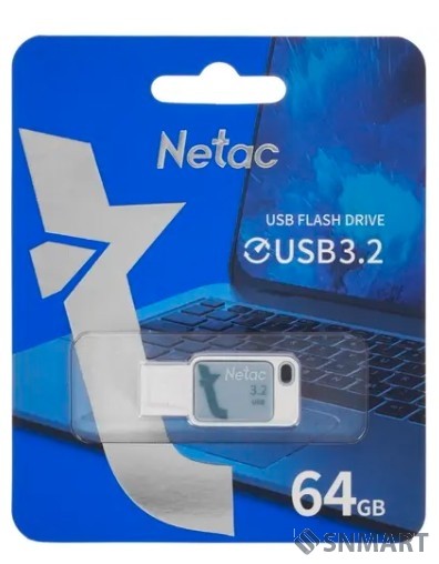 Netac USB Drive 64GB UA31 USB3.2  [NT03UA31N-064G-32BL]