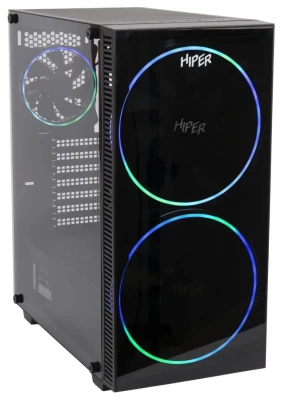 Компьютерный корпус Hiper BH33 черный без БП ATX