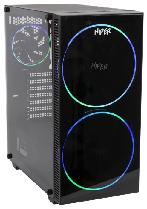Компьютерный корпус Hiper BH33 черный без БП ATX