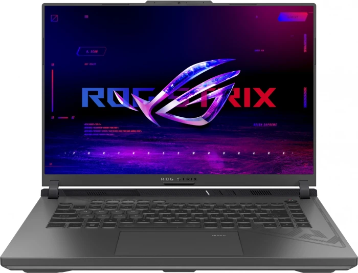 Ноутбук Asus ROG Strix G16 G614JI-N4413 Core i7 13650HX 32ГБ SSD 1ТБ NVIDIA GeForce RTX4070 8ГБ 16" IPS WQXGA noOS серый (90NR0D41-M00VN0)