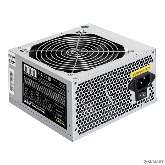 Exegate EX292241RUS Блок питания 850W ExeGate UNS850 (ATX, 12cm fan, 24pin, 2x(4+4)pin, 2xPCI-E, 5xSATA, 3xIDE)