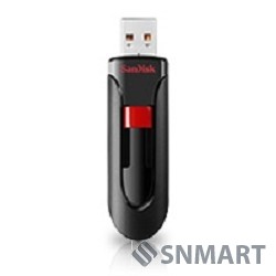SanDisk USB Drive 64Gb Cruzer Glide SDCZ60-064G-B35 [USB2.0, Black/Red]