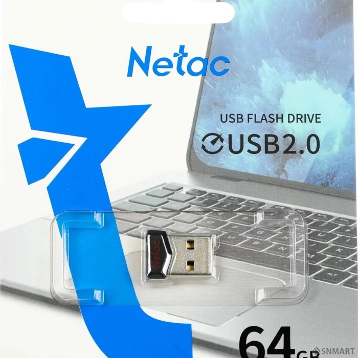 Netac USB Drive 64GB  UM81 NT03UM81N-064G-20BK USB2.0, Ultra compact