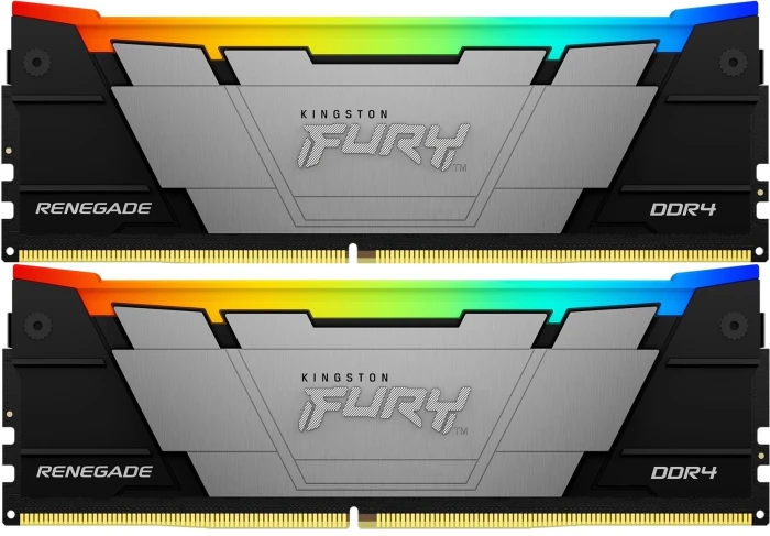 Оперативная память DDR4 Kingston Fury Renegade RGB 2x32 ГБ 3200MHz (KF432C16RB2AK2/64)