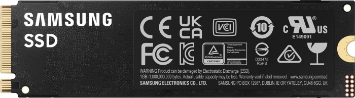 Накопитель SSD Samsung 4 ТБ 990 Pro M.2 PCIe 4.0 x4 (MZ-V9P4T0BW)