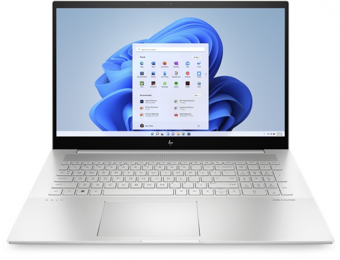 Ноутбук HP Envy 17-cr0006nn Core i7 1260P 16Gb SSD512Gb Intel Iris Xe graphics 17.3" IPS Touch FHD (1920x1080) Windows 11 Professional silver WiFi BT Cam (6M513EA)