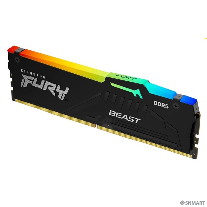 Kingston 16GB 6000MT/s DDR5 CL30 DIMM FURY Beast RGB EXPO KF560C30BBEA-16