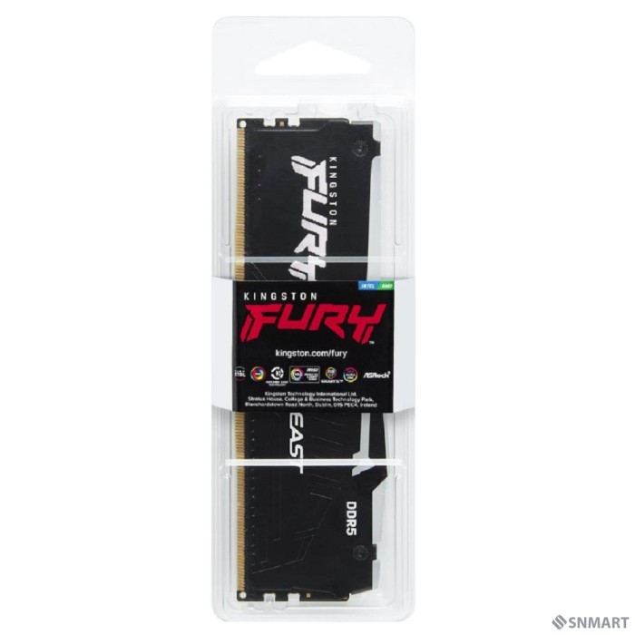 Kingston 16GB 6000MT/s DDR5 CL30 DIMM FURY Beast RGB EXPO KF560C30BBEA-16