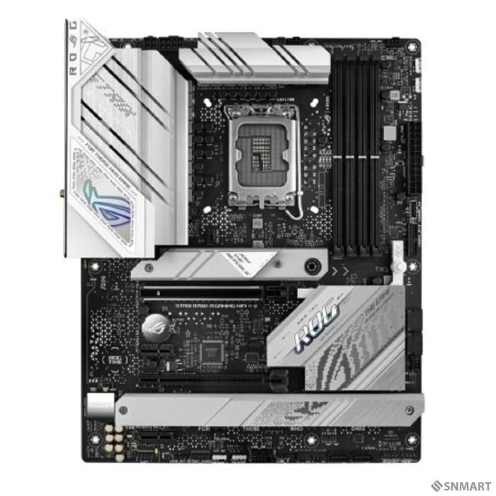 ASUS ROG STRIX B760-A GAMING WIFI (Socket 1700, ATX, 4xDDR5(192GB), DP/HDMI, 1xPCIe 5.0x16/1xPCIe 3.0x16/2xPCIe 3.0, 1xLAN (2.5GbE),  Wi-Fi 6E, BT, 4xSATA 6Gb/s, 3xM.2, 2xType-C, 3xUSB 3.2, 4xUSB)