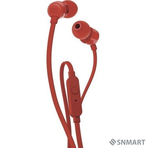 JBL TUNE110 Lifestyle 1.2м красный проводные (в ушной раковине)