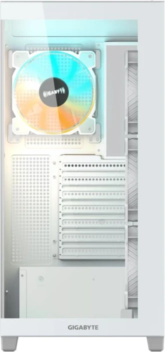 Корпус Gigabyte GB-C500PI ST белый без БП ATX 3x120mm 6x140mm 2xUSB3.0 1xUSB3.1 audio bott PSU