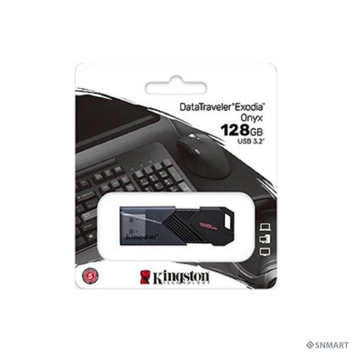 Kingston USB Drive 128GB DataTraveler Exodia Onyx DTXON/128GB  USB3.2, черный