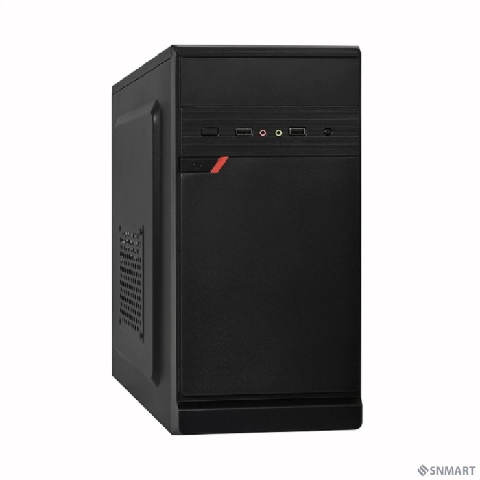 Exegate EX283059RUS Корпус Minitower ExeGate BAA-106 Black, mATX, <AAA450, 80mm>, 2*USB, Audio