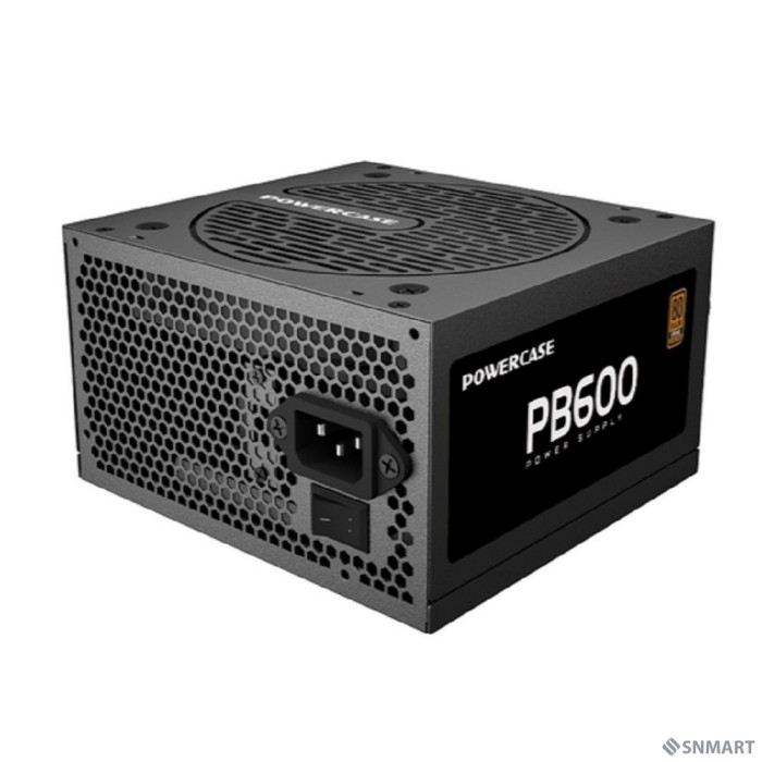 Powercase PB600 (80 Plus Bronze, ATX 2.31, 600W, APFC, DC-DC, 120mm Fan) / PS-600B-DC
