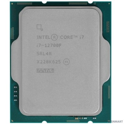 CPU Intel Core i7-12700F Alder Lake OEM [2.1 ГГц/ 4.8 ГГц в режиме Turbo, 25MB, LGA1700]
