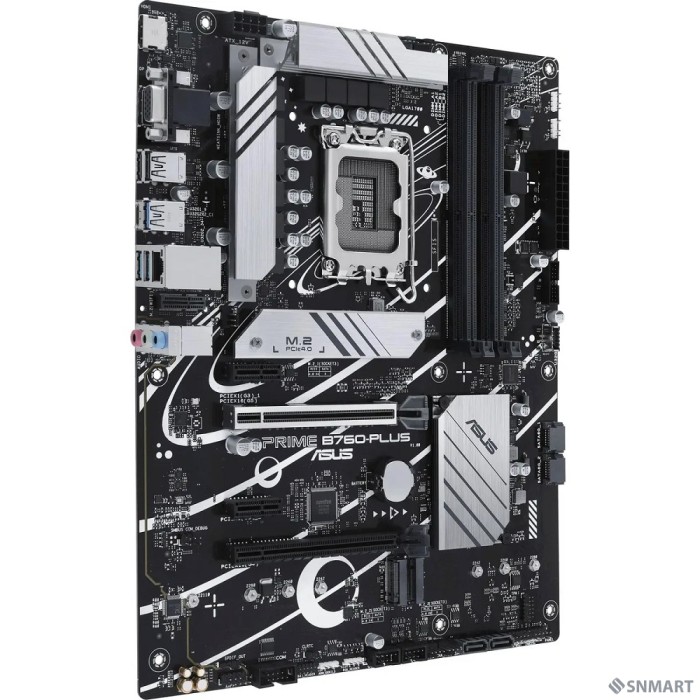 ASUS PRIME B760-PLUS (Socket 1700, ATX, 4xDDR5(192GB), DP/HDMI, 2xPCIe 4.0x16/1xPCIe 4.0, 1xLAN (2.5GbE), 4xSATA 6Gb/s, 2xM.2, 2xUSB 3.2, 4xUSB 2.0, 1xPS/2)