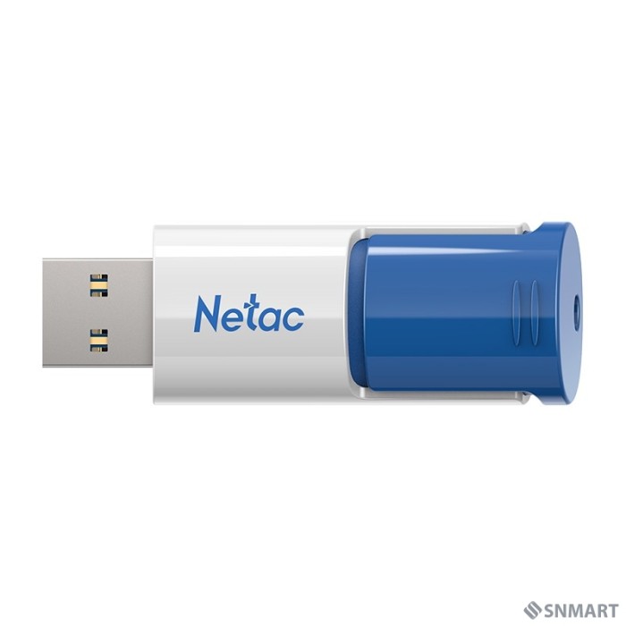 Netac USB Drive 64GB U182 Blue USB3.0,retractable [NT03U182N-064G-30BL]