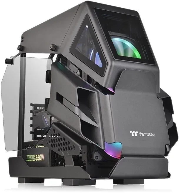 Компьютерный корпус Thermaltake AH T200 черный без БП mATX