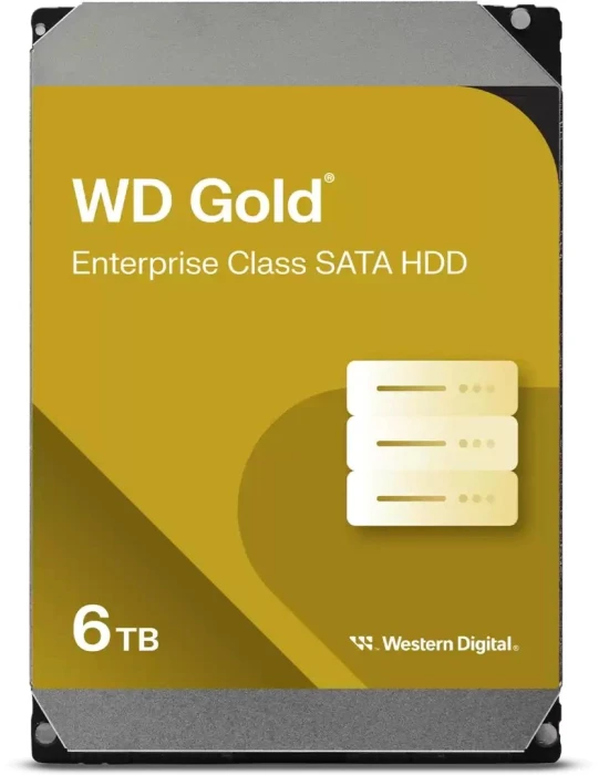 Жесткий диск (HDD) WD Gold 6 ТБ (WD6004FRYZ)