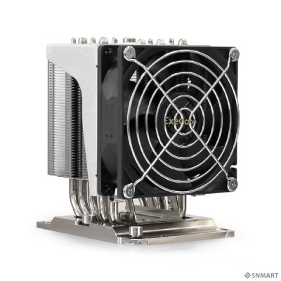 Exegate EX293441RUS Кулер ExeGate ESNK-P0070APS4.PWM.4U.3647.Cu [(Al+Cu, 4U, 5 тепл. трубок, LGA3647, TDP 205W, PWM, 1900-3800RPM, 2 ball bearing, 4pin, 44db, 660г, на винтах, с термопастой]  RTL