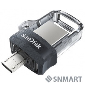 SanDisk USB Drive 64Gb Ultra Dual SDDD3-064G-G46 [USB3.0, Black]