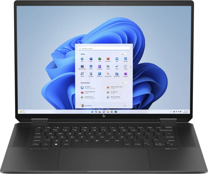 Ноутбук HP Spectre x360 16-aa0009ci Core Ultra 7 155H 16ГБ SSD 512ГБ Intel Arc 16" OLED Touch 2.8K Windows 11 Home черный (A19GSEA)