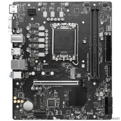 MSI PRO H610M-E DDR4 [H610, LGA1700, 2 DDR4, 1 PCI-Ex16, 1 PCI-Ex1, 1 M.2, 4 SATA3.0, 4 USB3.2Gen1, 8 USB 2.0]