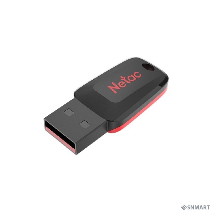 Netac USB Drive 64GB U197 <NT03U197N-064G-20BK>, USB2.0, пластиковая, черная