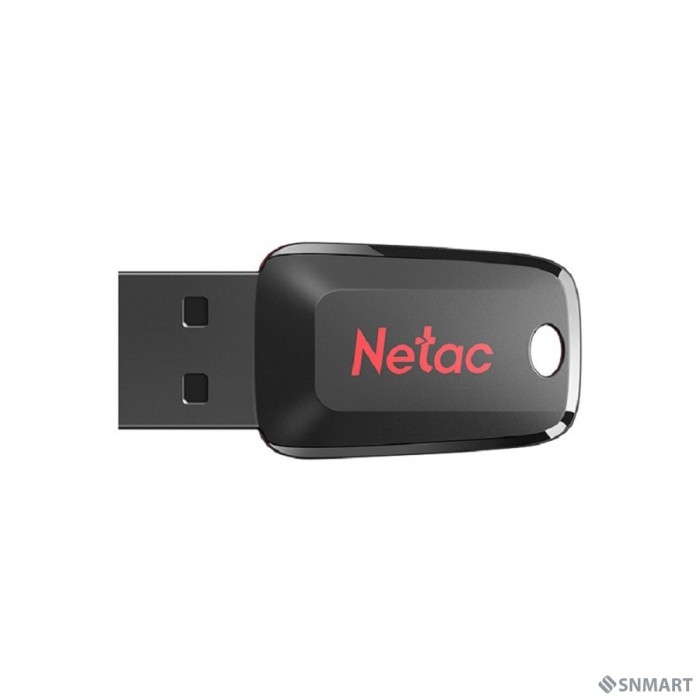 Netac USB Drive 64GB U197 <NT03U197N-064G-20BK>, USB2.0, пластиковая, черная