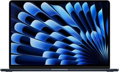 Ноутбук Apple MacBook Air A3114 M3 8 core 8Gb SSD256Gb/10 core GPU 15.3&quot; Liquid Retina (2880x1864) Mac OS midnight WiFi BT Cam (MRYU3B/A)