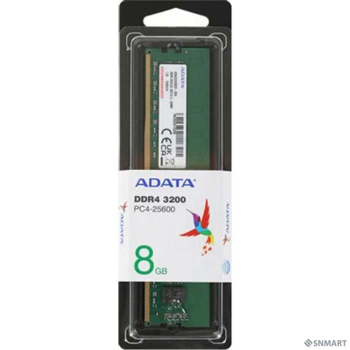 A-DATA DDR4 DIMM 8GB AD4U32008G22-SGN PC4-25600, 3200MHz