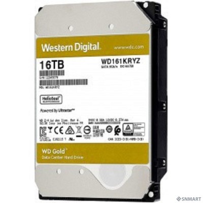 16TB WD Gold  (WD161KRYZ) [SATA III 6 Gb/s, 7200 rpm, 512Mb buffer]