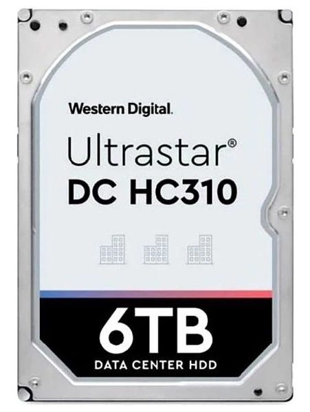 Жесткий диск (HDD) WD Ultrastar DC HC310 6 ТБ (0B36540 HUS726T6TAL5204)