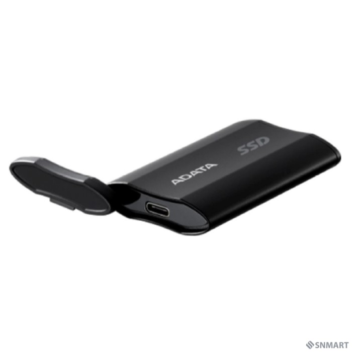 A-DATA Portable SSD 2TB SD810 External Type-C, USB 3.2 Gen2x2, up to R/W 2000/2000 MB/s, 72.7x44x12.2mm, Black (5 лет)