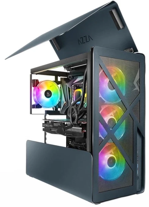 Компьютерный корпус Azza CAST черный без БП ATX
