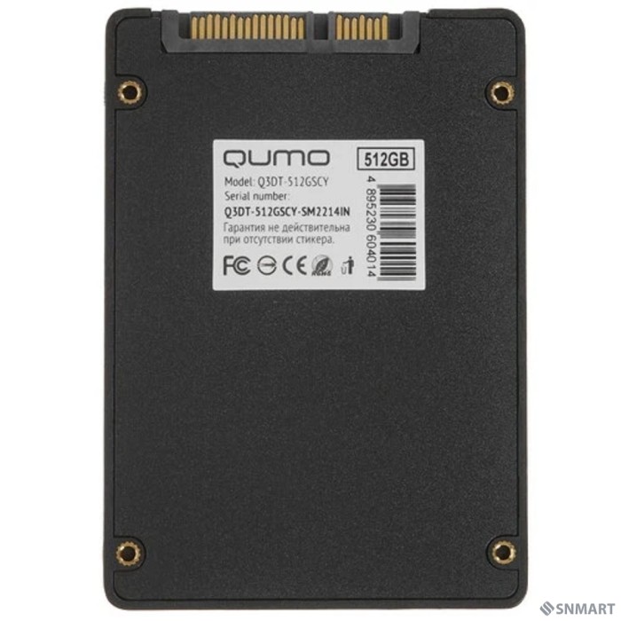 QUMO SSD 512GB QM Novation Q3DT-512GSCY [SATA3.0]