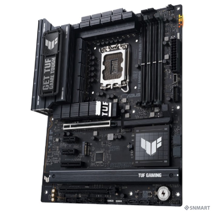 ASUS TUF GAMING Z890-PLUS WIFI (Socket 1851, ATX, 4xDDR5(192GB), DP/HDMI,1xPCIe 5.0x16/1xPCIe 4.0x16/1xPCIe 4.0x4, 2xPCIe 4.0x1, 1xLAN (2.5GbE), Wi-Fi, 4xSATA 6Gb/s, 4xM.2,1xType-C, 6xUSB 3)